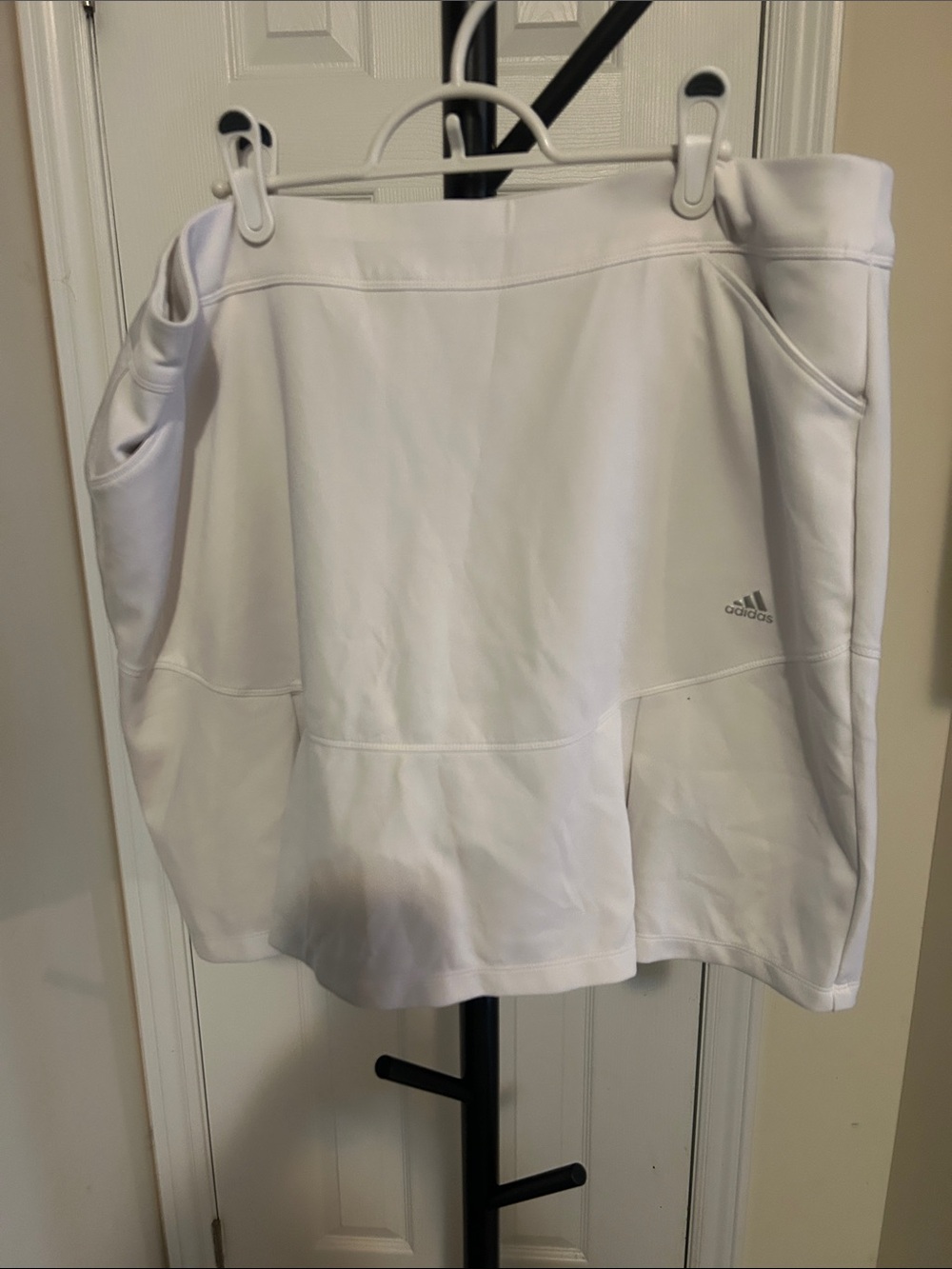 adidas White Women's Athletic Skort with Subtle Logo